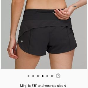 lululemon speed short
